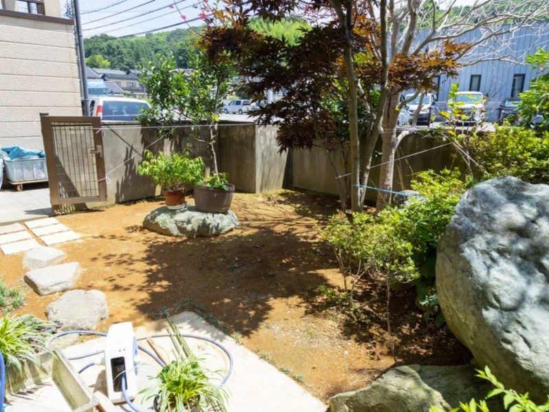 日当たりのよい庭